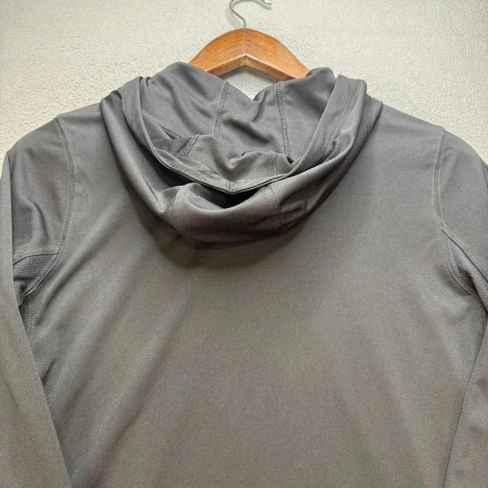 Nike Dri-Fit Hoodie Boys L Black/Orange Performance Training Atletic Gym NWT